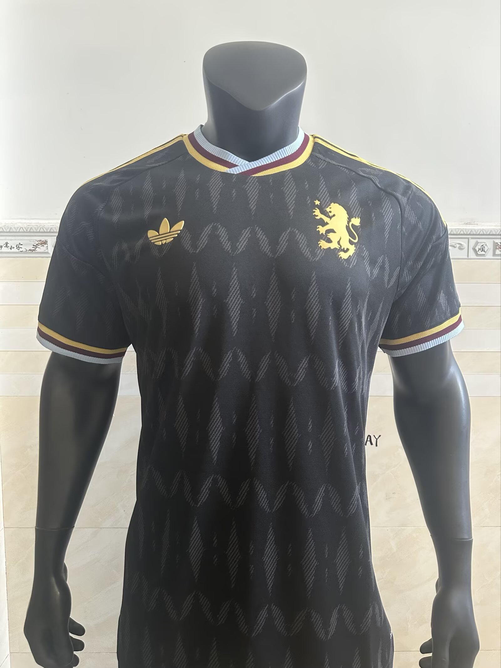 AAA Quality Aston Villa 26/27 Away Black No Sponsor(Player)